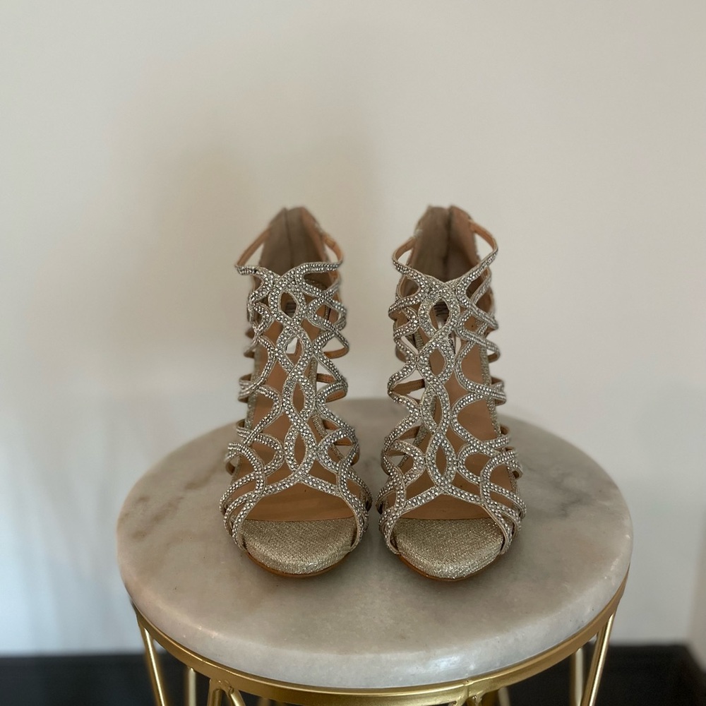 I.N.C Strappy Dress High Heel Sandals . Size 9.5